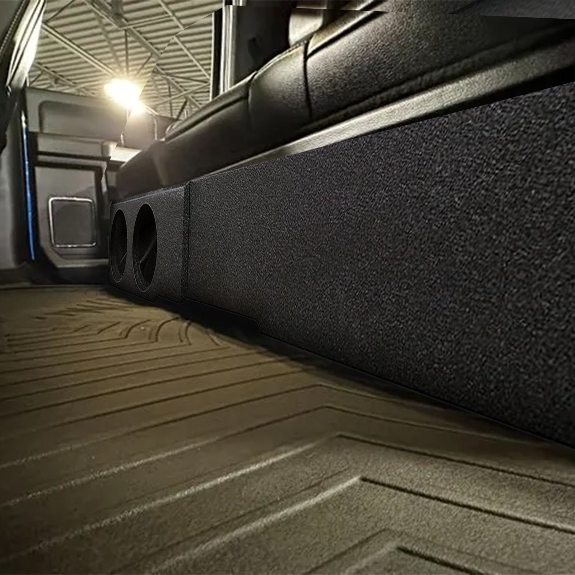 QPower QBGMCFF07208 8 Inch Dual Port Subwoofer Box for GMC and Chevy Crew Cab - Find Fresh Goods