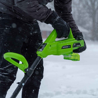 Earthwise SN74016 40V Lithium Battery Operated Ion Cordless 16" Snow Shovel with Brushless Motor
