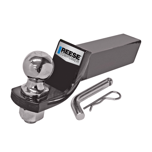 Reese Towpower 21536RAK Universal 2" Drop Trailer Hitch Starter Ball Mount Kit - Find Fresh Goods