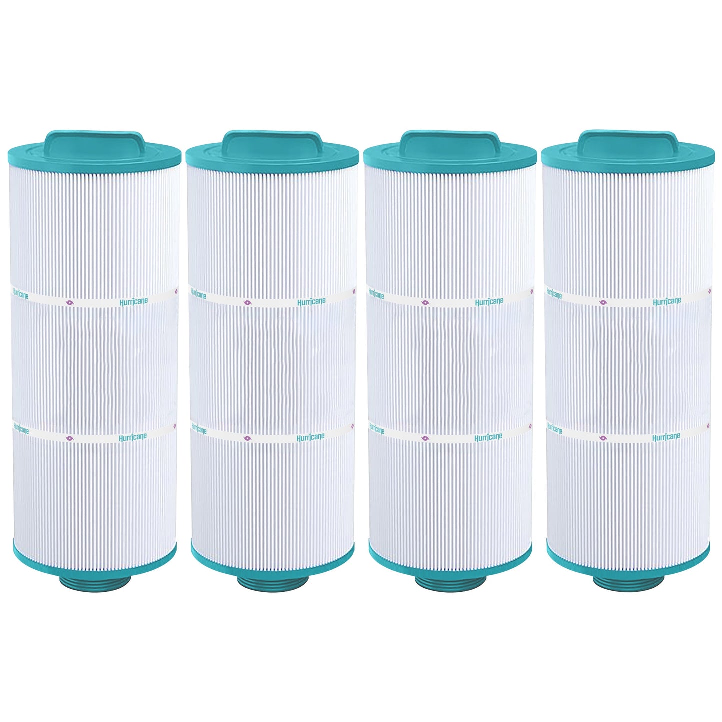 Hurricane 4 Pack HF5H502-01 Advanced Pool and Spa Filter Cartridge Replacement
