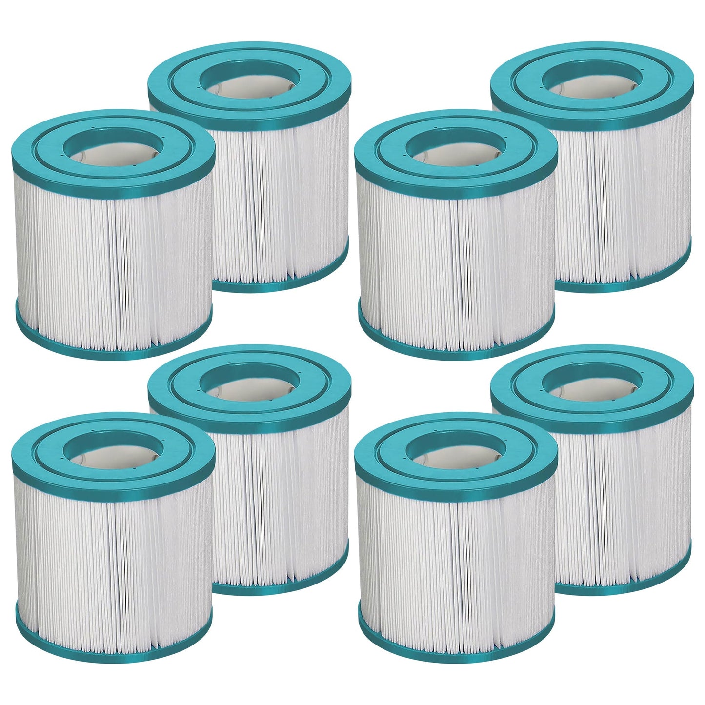 Hurricane 8 Pack HF4310-02 Advanced Pool and Spa Filter Cartridge Replacement