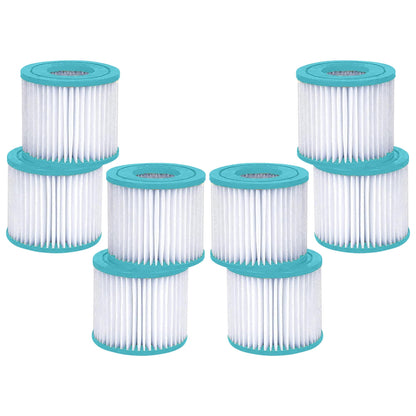 Hurricane 8 Pack HF4313-02 Advanced Pool and Spa Filter Cartridge Replacement