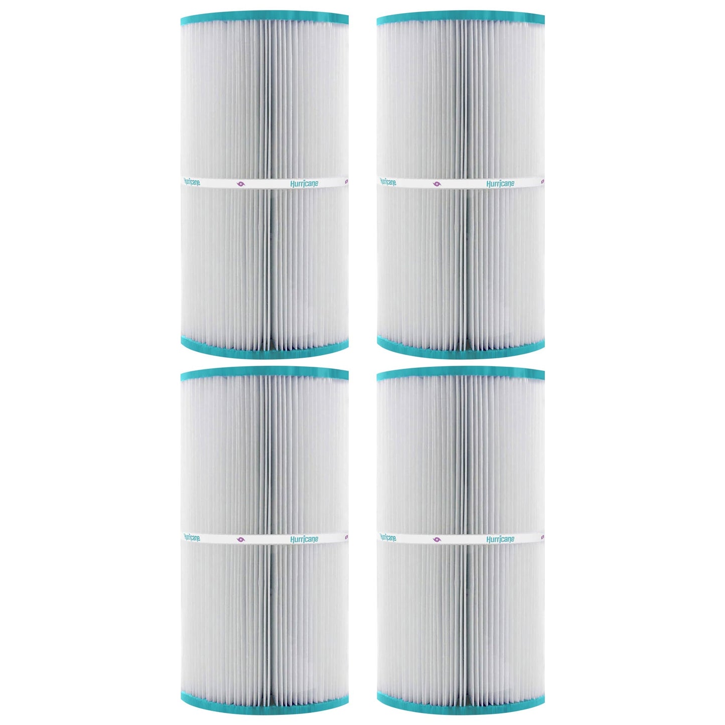 Hurricane 4 Pack HF5601-01 Advanced Pool and Spa Filter Cartridge Replacement