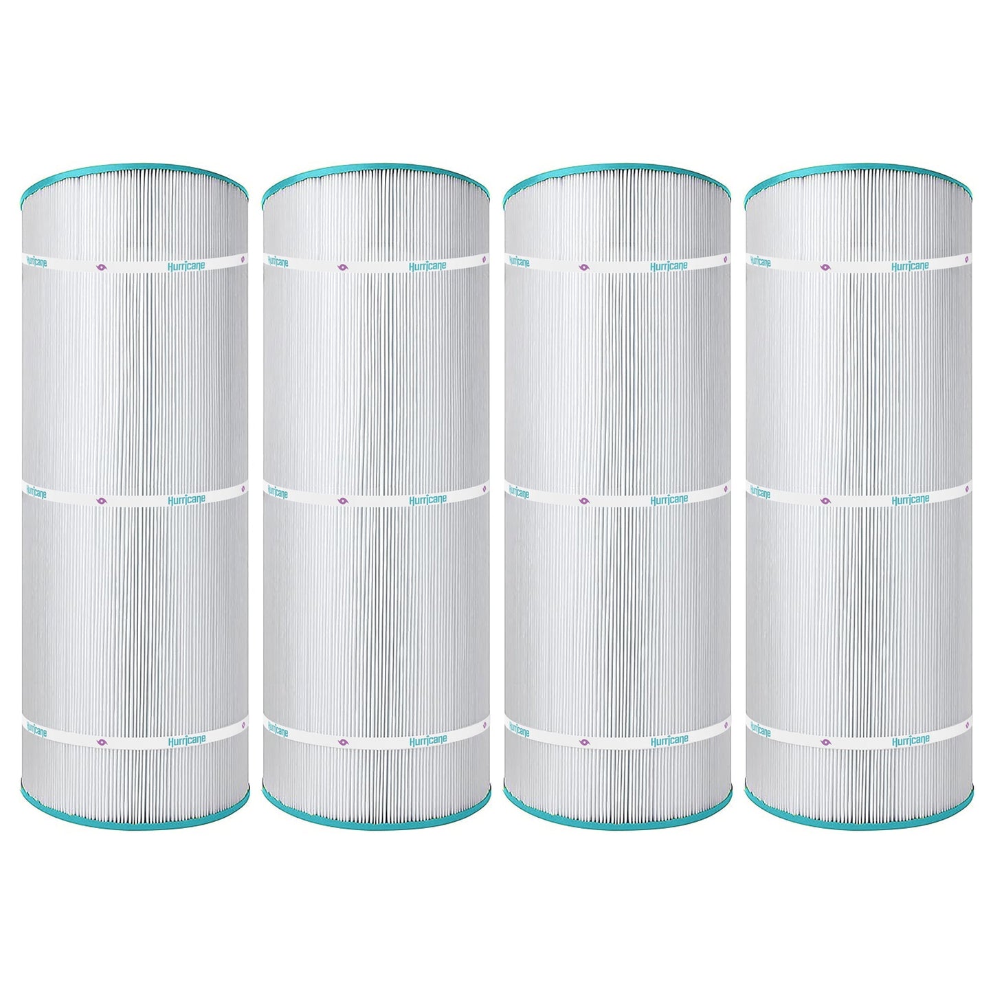 Hurricane 4 Pack HF8414-01 Advanced Pool and Spa Filter Cartridge Replacement