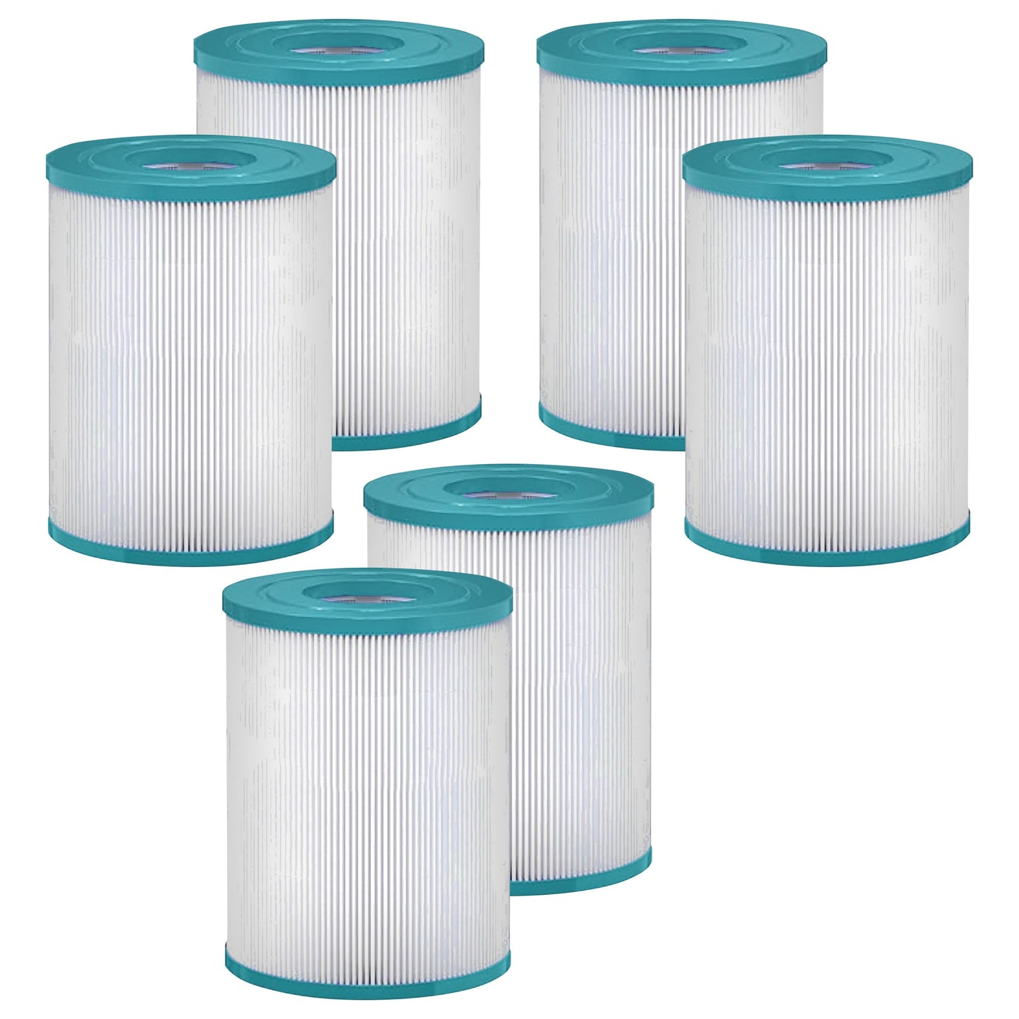 Hurricane 6 Pack HF4405-02 Advanced Pool and Spa Filter Cartridge Replacement