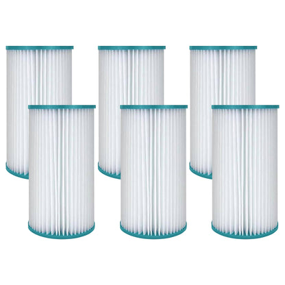 Hurricane 6 Pack HF4607-02 Advanced Pool and Spa Filter Cartridge Replacement