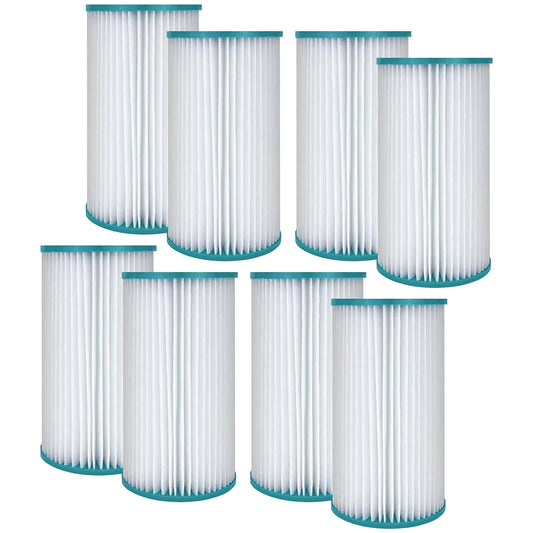 Hurricane 8 Pack HF4607-02 Advanced Pool and Spa Filter Cartridge Replacement