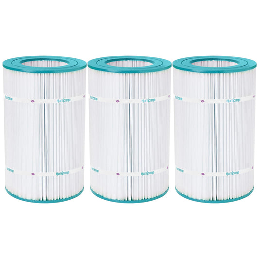 Hurricane 3 Pack HF9407-01 Advanced Pool and Spa Filter Cartridge Replacement