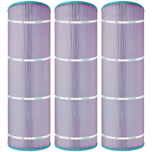 Hurricane 3 Pack HF8413-01P Platinum Purple Pool Filter Cartridge Replacement