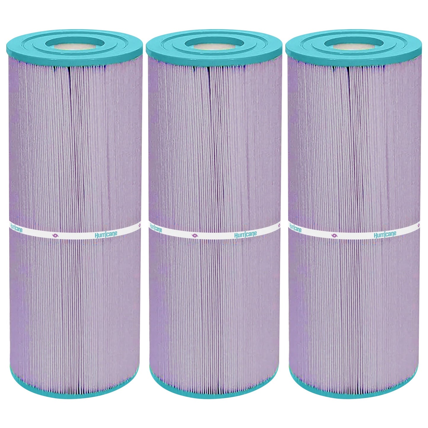Hurricane 3 Pack HF4950-01P Platinum Purple Spa Filter Cartridge Replacement