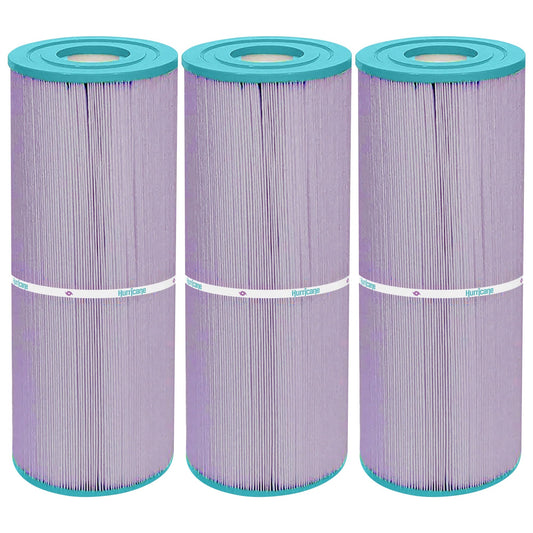 Hurricane 3 Pack HF4950-01P Platinum Purple Spa Filter Cartridge Replacement