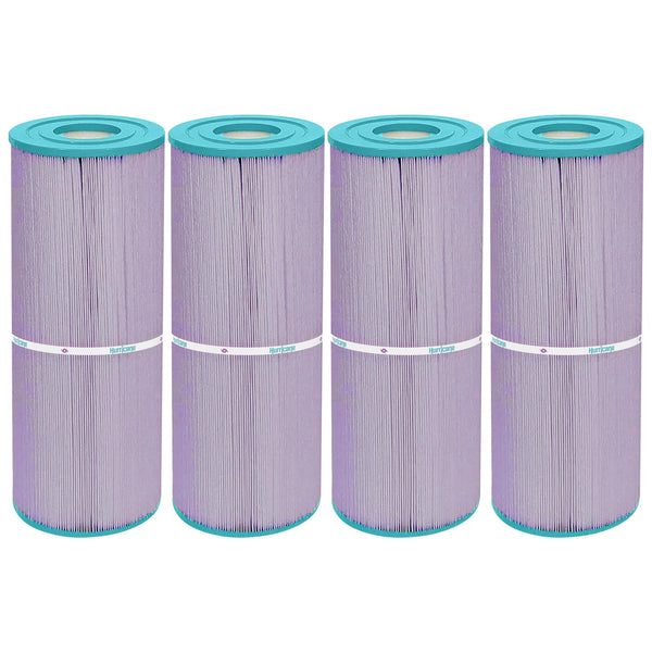 Hurricane 4 Pack HF4950-01P Platinum Purple Spa Filter Cartridge Replacement