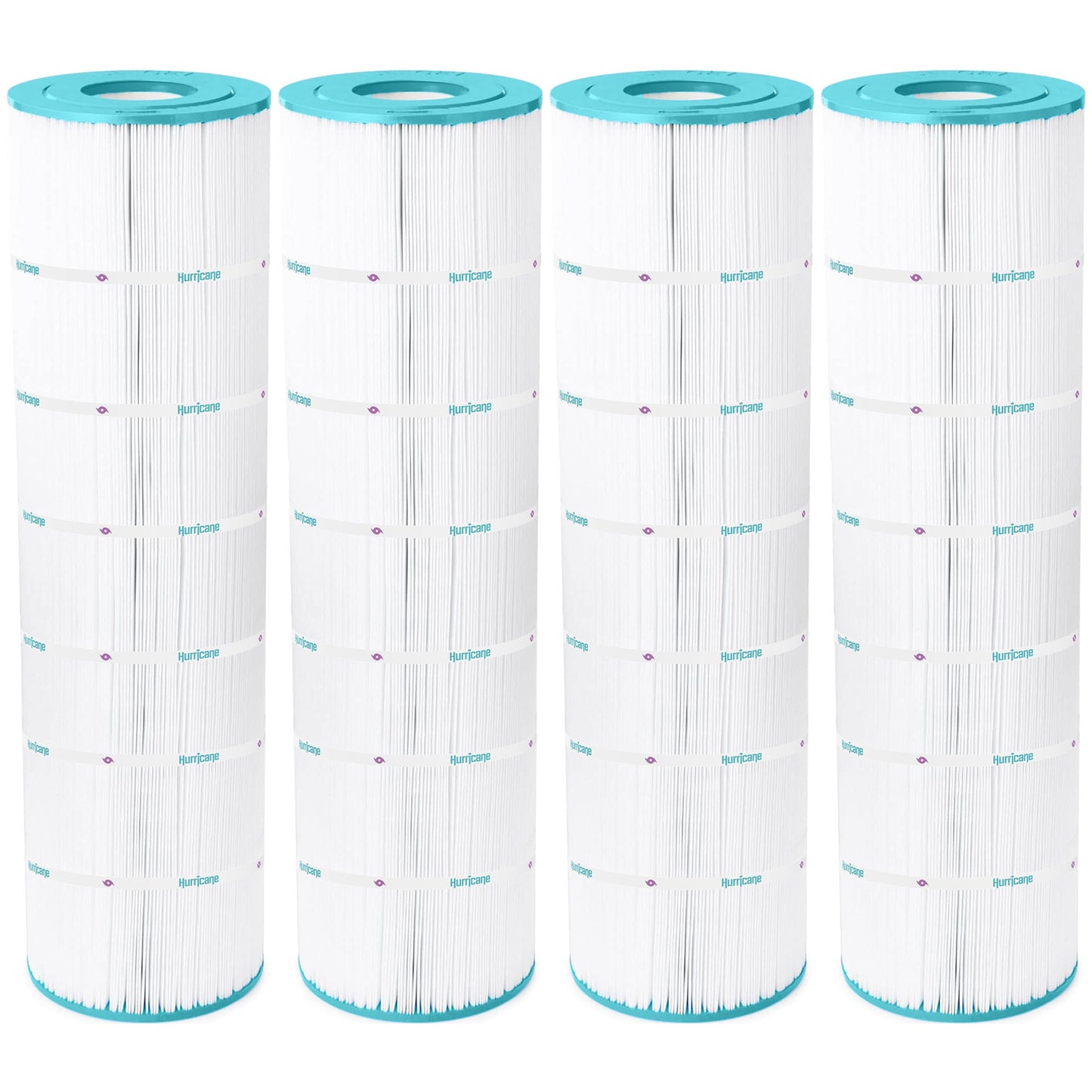 Hurricane 4 Pack HF8418-01 Advanced Pool and Spa Filter Cartridge Replacement