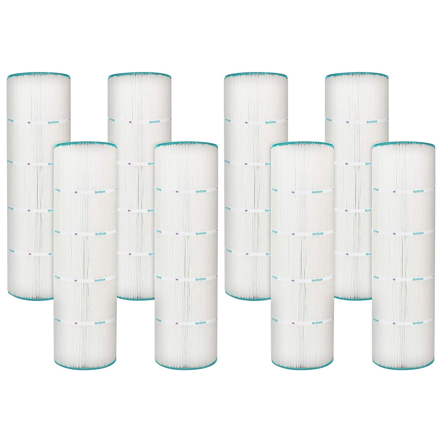 Hurricane 8 Pack HF7468-04 Advanced Pool and Spa Filter Cartridge Replacement