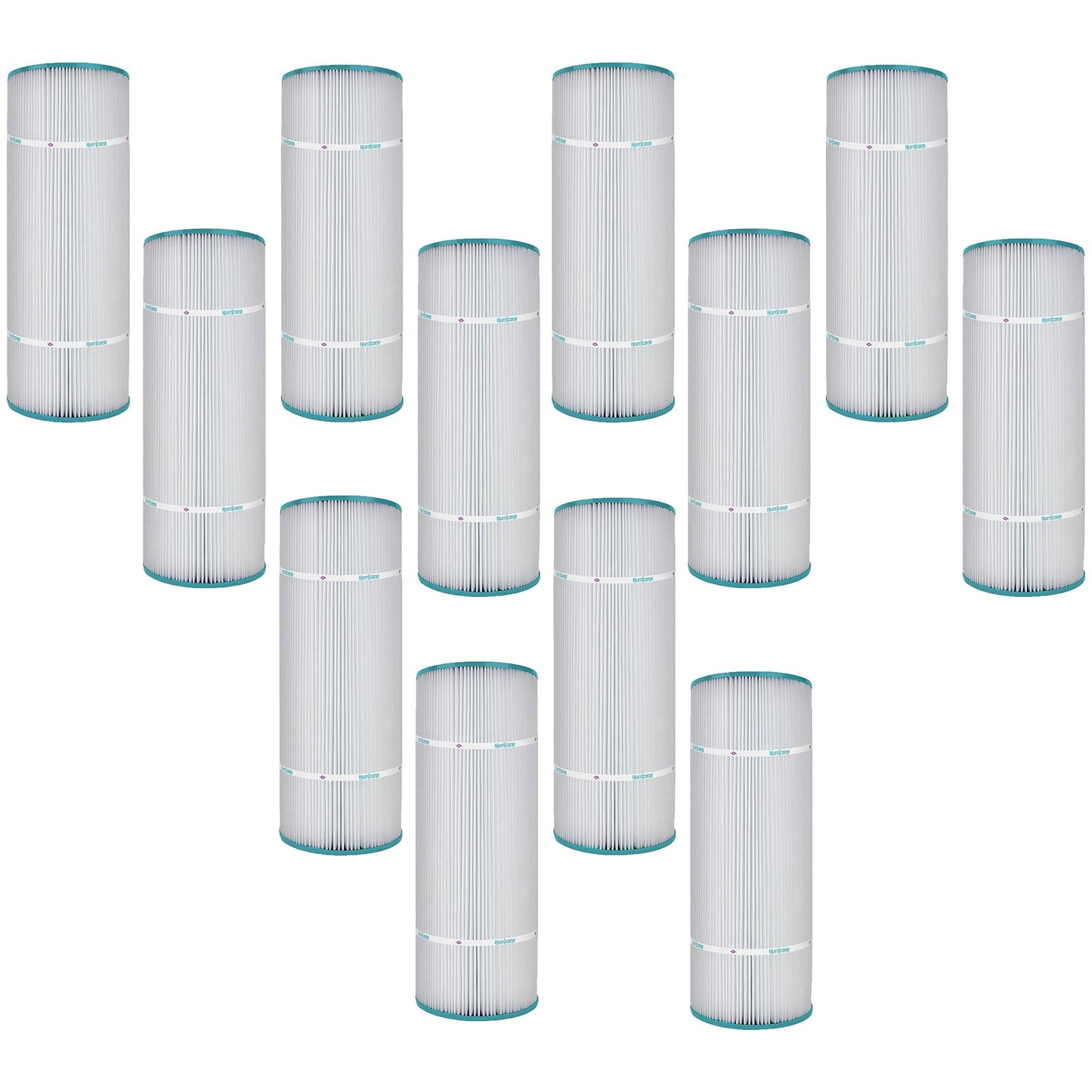 Hurricane 12 Pack HF7470-04 Advanced Pool and Spa Filter Cartridge Replacement