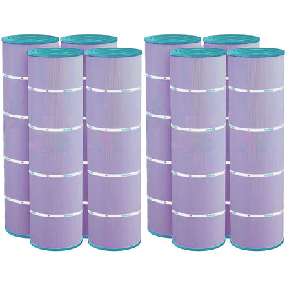 Hurricane 8 Pack HF7487-04P Platinum Purple Spa Filter Cartridge Replacement