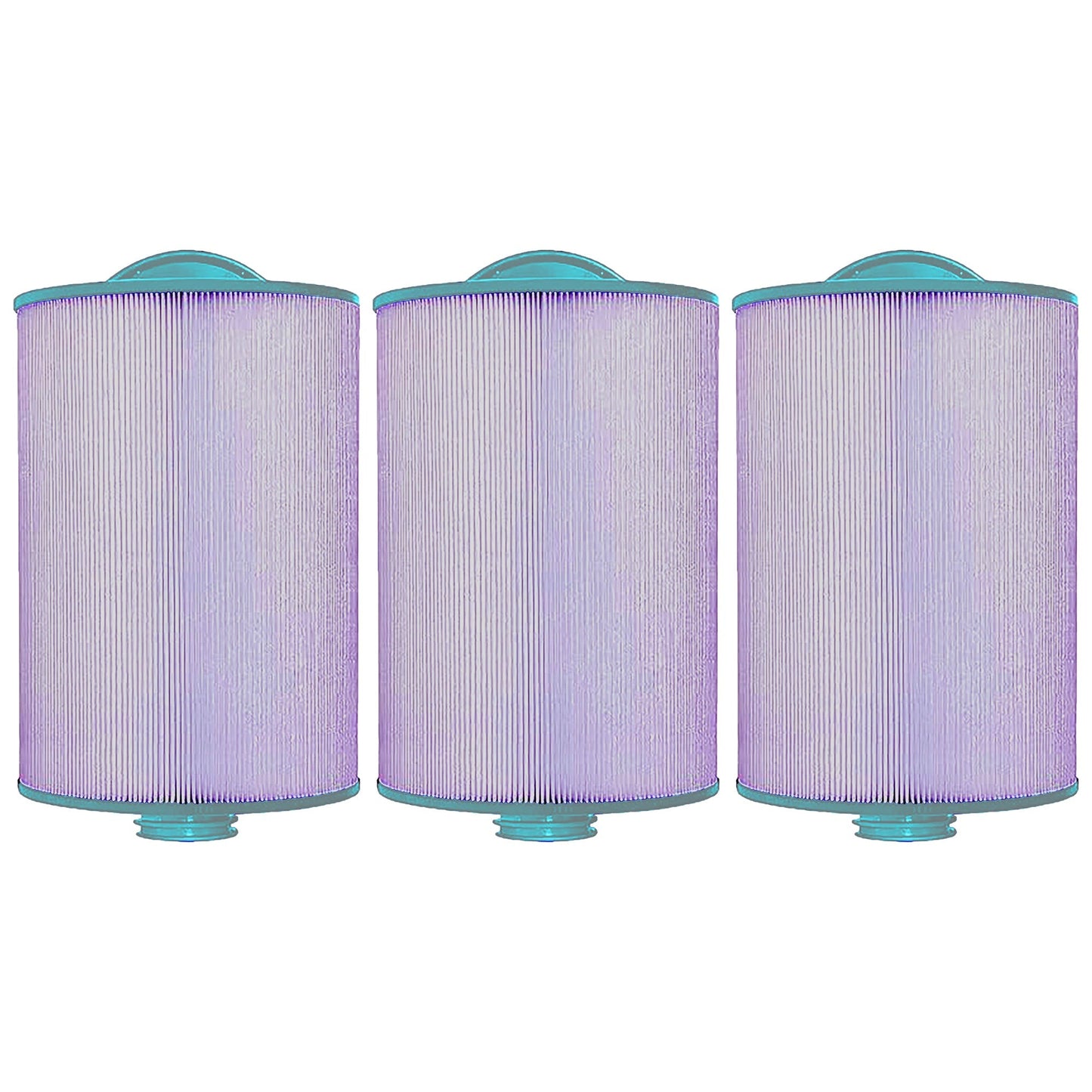 Hurricane 3 Pack HF6H940-01P Platinum Purple Spa Filter Cartridge Replacement