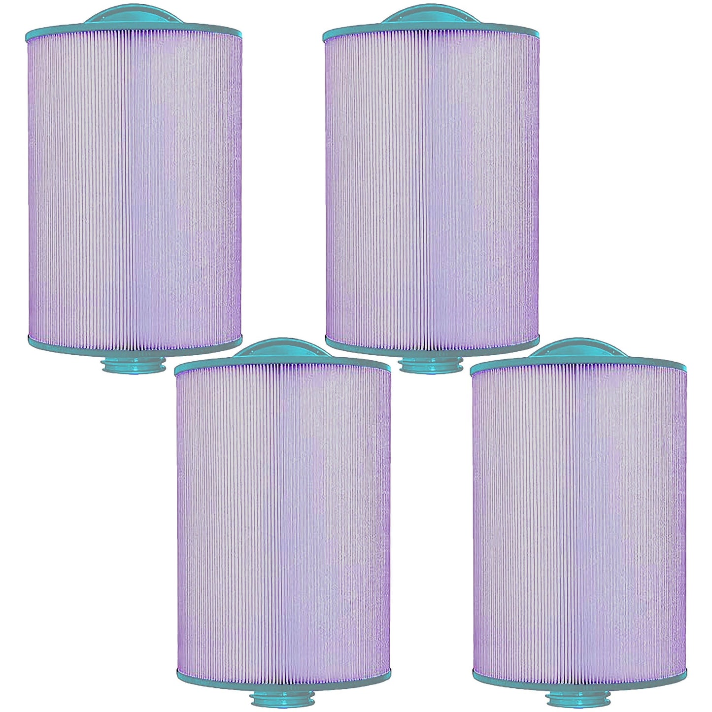 Hurricane 4 Pack HF6H940-01P Platinum Purple Spa Filter Cartridge Replacement
