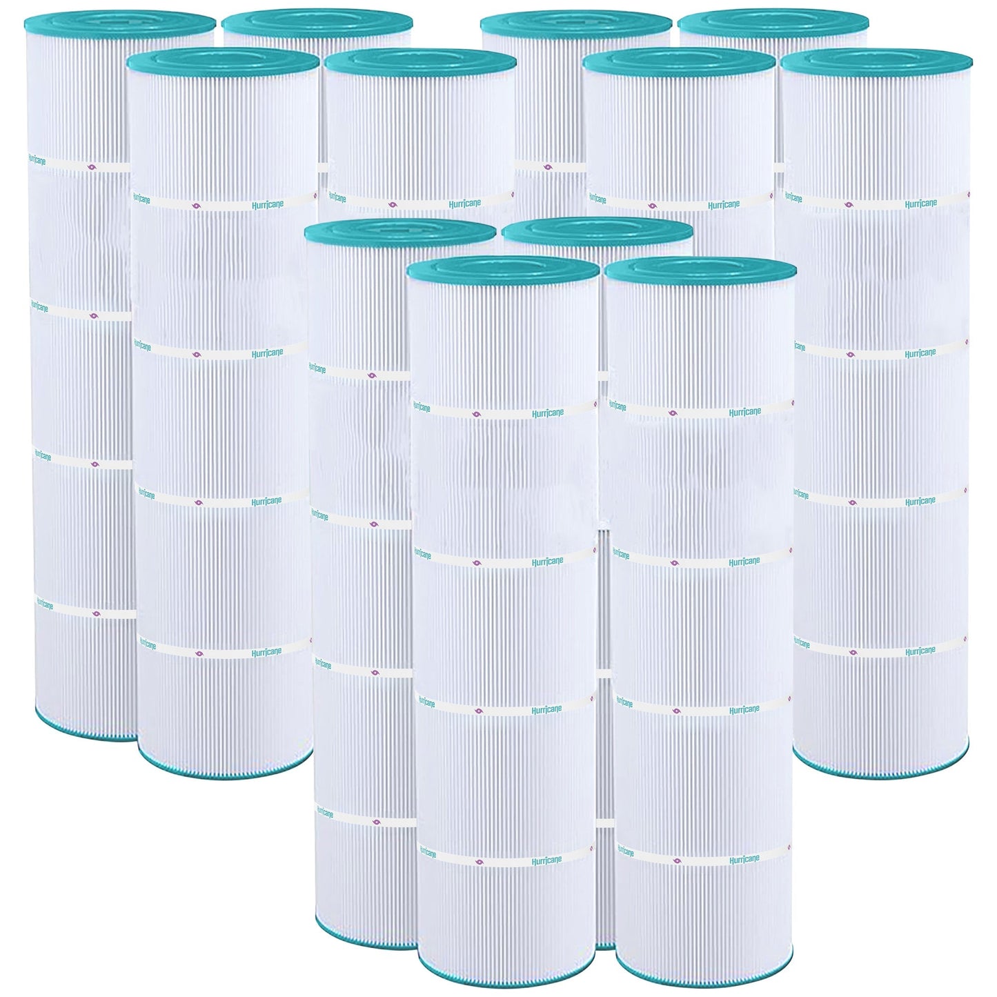Hurricane 12 Pack HF7471-04 Advanced Pool and Spa Filter Cartridge Replacement