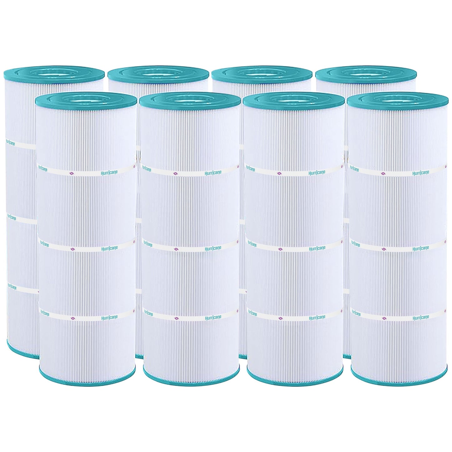 Hurricane 8 Pack HF7483-04 Advanced Pool and Spa Filter Cartridge Replacement