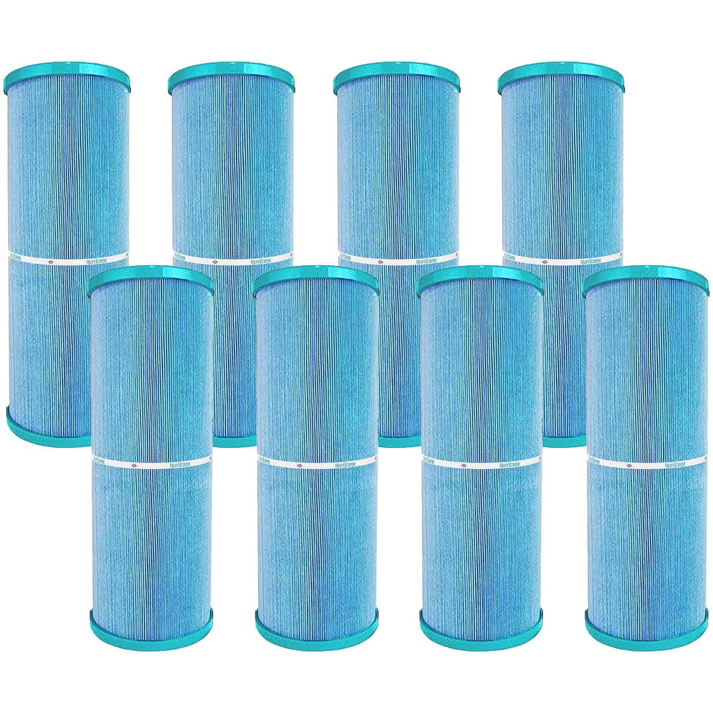 Hurricane 8 Pack HF4401-02M Elite Aseptic Pool Spa Filter Cartridge Replacement