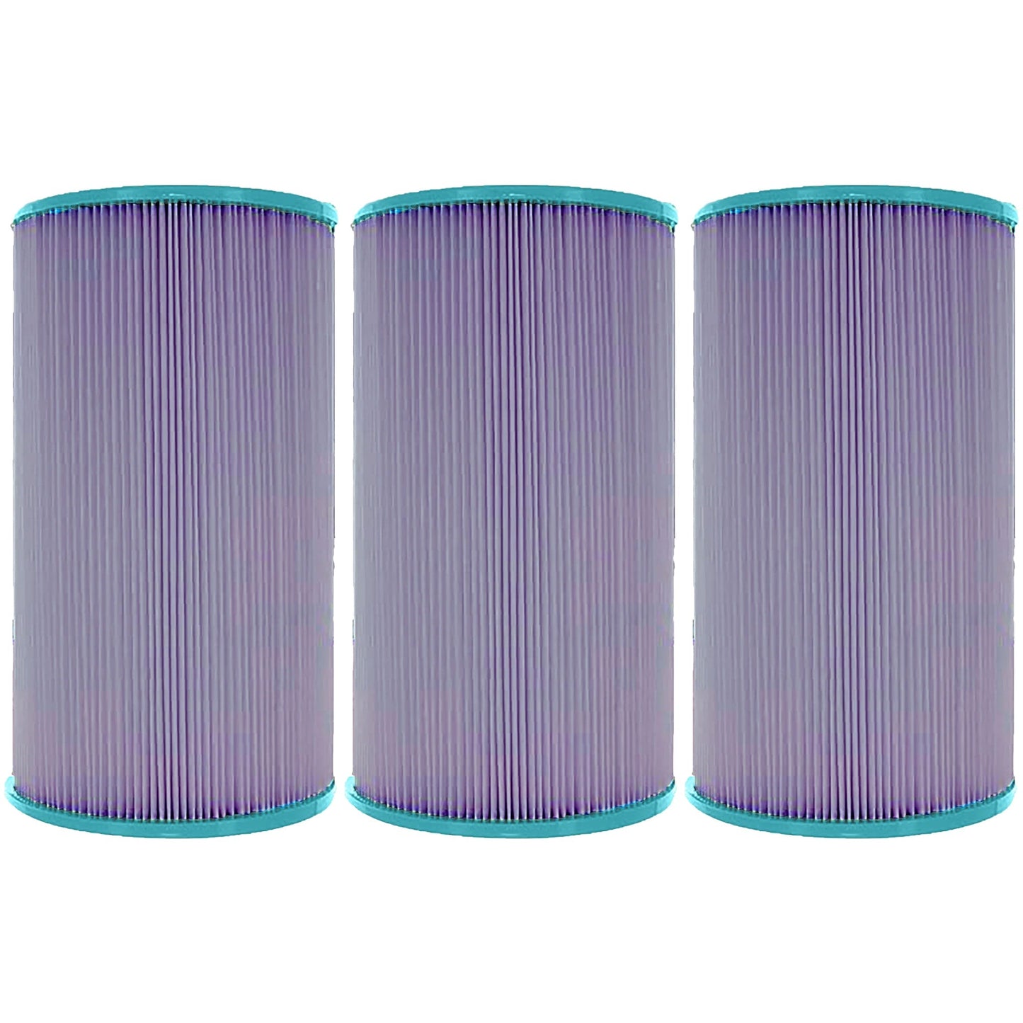 Hurricane 3 Pack HF6430-01P Platinum Purple Spa Filter Cartridge Replacement