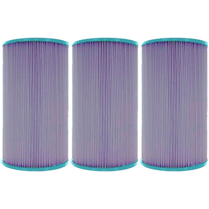 Hurricane 3 Pack HF6430-01P Platinum Purple Spa Filter Cartridge Replacement