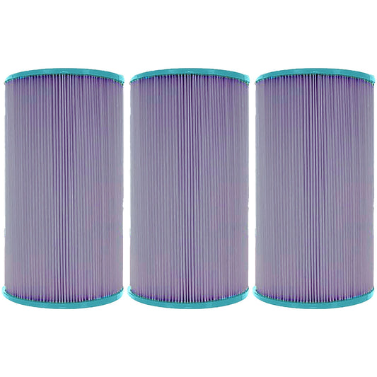 Hurricane 3 Pack HF6430-01P Platinum Purple Spa Filter Cartridge Replacement