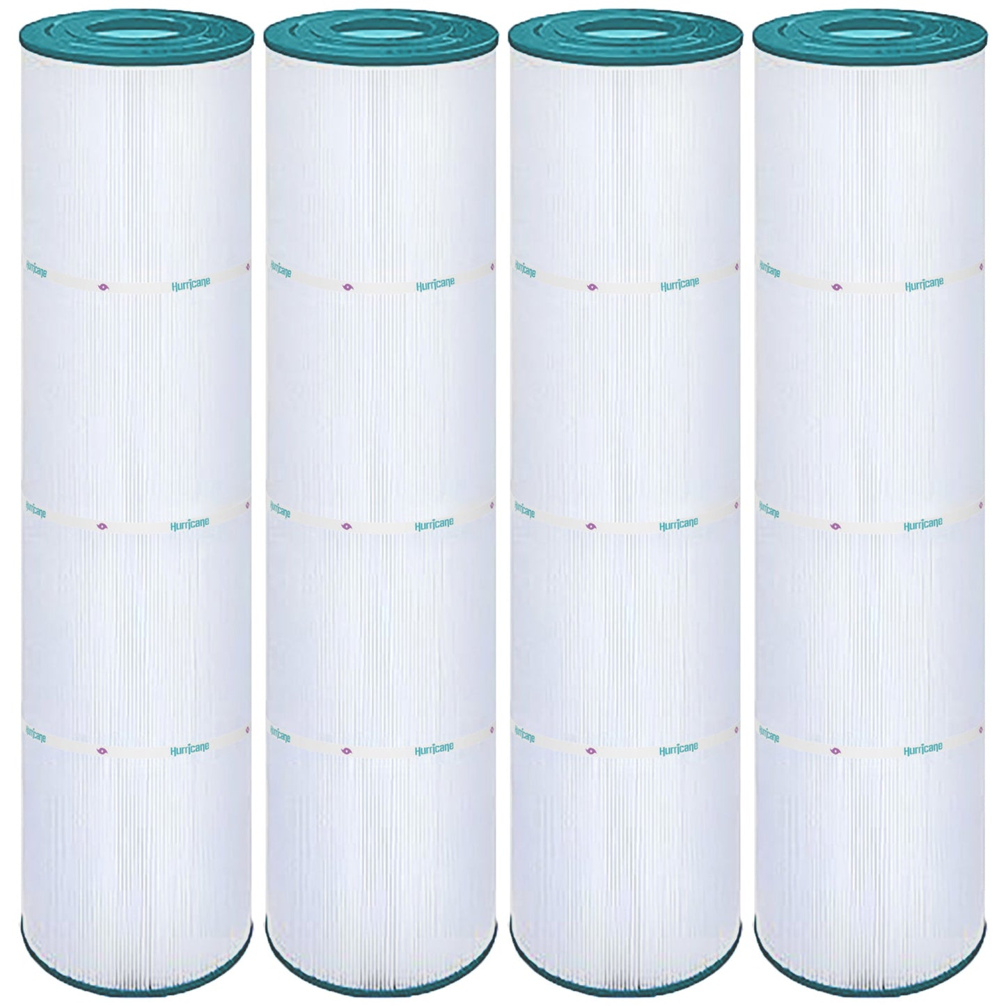Hurricane 4 Pack HF4975-01 Advanced Pool and Spa Filter Cartridge Replacement