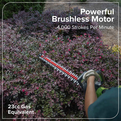 Greenworks 60V 26" Hedge Trimmer with 2.0 Ah Battery & 3 Amp Charger 2216602
