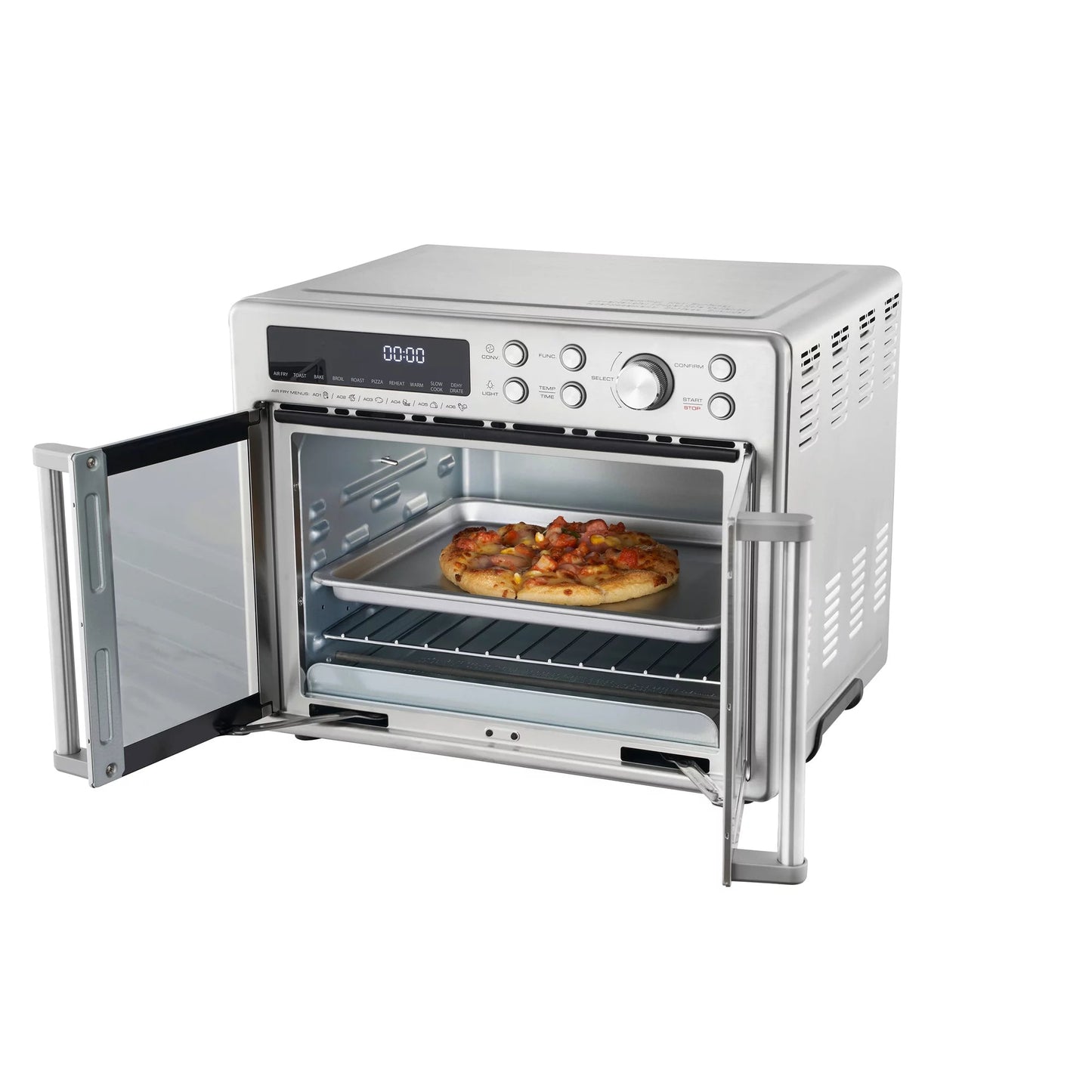 Farberware FW12-100024316 Brand 25L 6-Slice Toaster Oven with Air Fry French Door