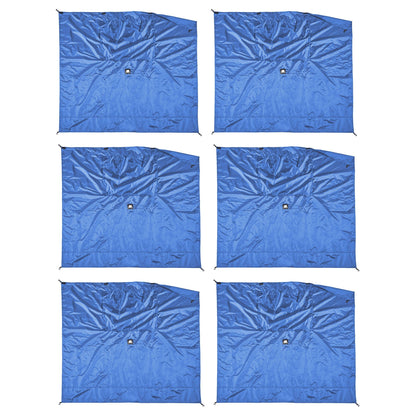 Clam Quick-Set Screen Hub Blue Fabric Wind & Sun Panels, Accessory Only (6 Pack)