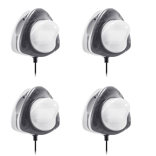 Intex Above Ground Underwater LED Magnetic Swimming Pool Wall Light  (4 Pack)