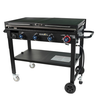 Razor Griddle GGC1643M 37 Inch Outdoor 4 Burner LP Propane Gas Griddle Grill
