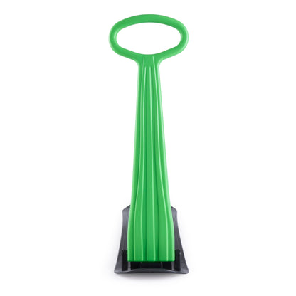 Slippery Racer Kid Foldable Downhill Outdoor Winter Ski Scooter Snow Sled, Green