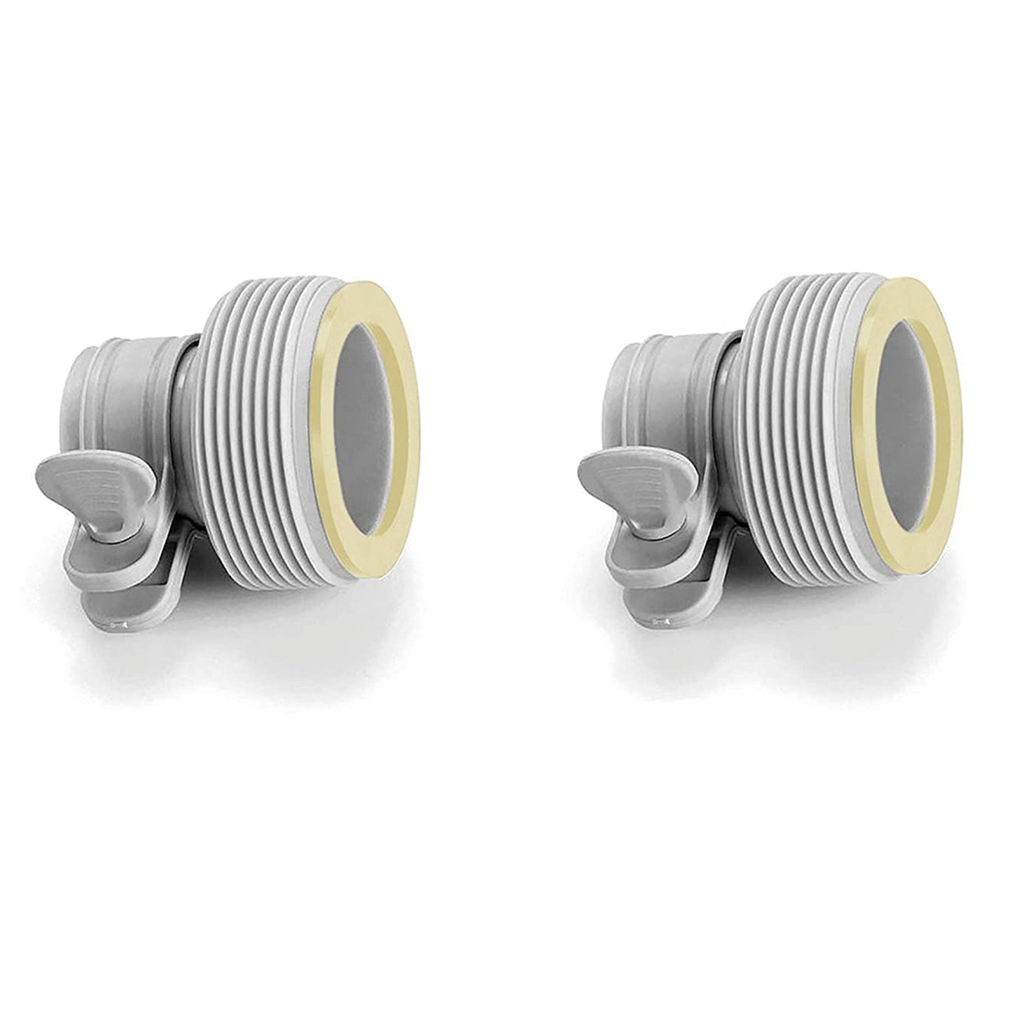 Intex 29061E Type B Intex Pool Clamp on Fittings Converter Pool Accessory, Gray
