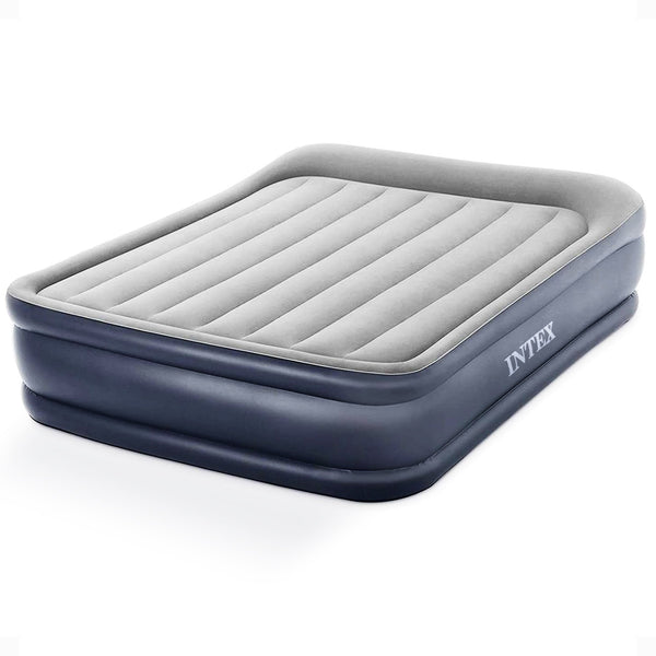 Intex Dura Beam Deluxe Pillow Bed with Built In Pump, Queen
