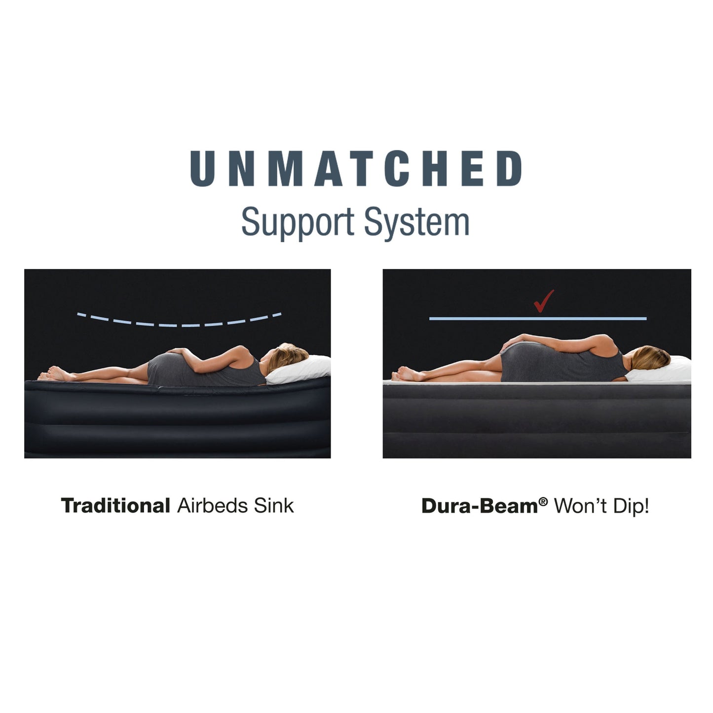 Intex Supreme Air Flow Airbed, Raised Air Mattress with Internal Air Pump, Twin