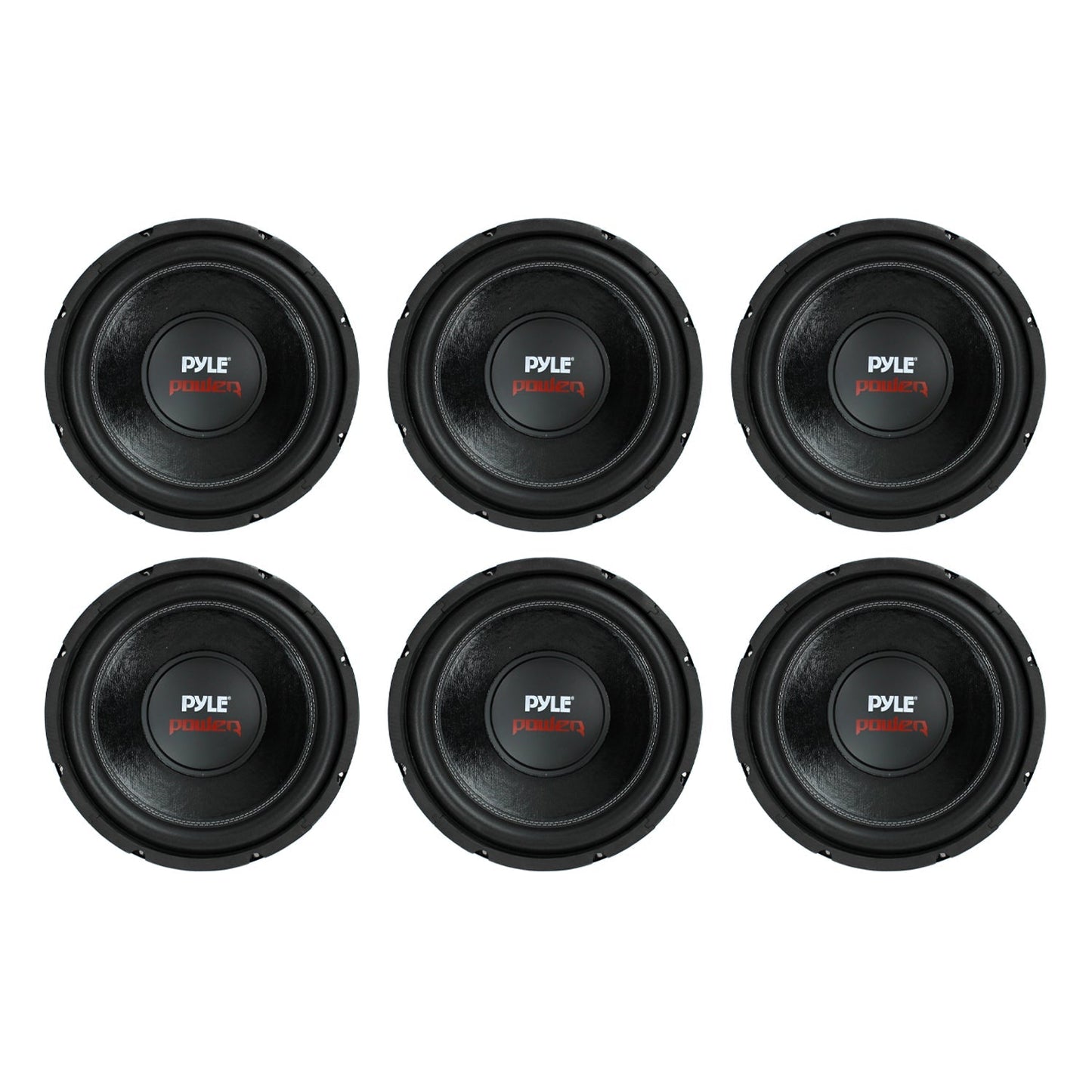 PYLE PLPW12D 12" 1600W 4Ohm DVC Car Stereo Power Subwoofer Dual Coil (6 Pack) - Find Fresh Goods