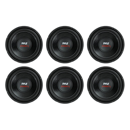 PYLE PLPW12D 12" 1600W 4Ohm DVC Car Stereo Power Subwoofer Dual Coil (6 Pack) - Find Fresh Goods