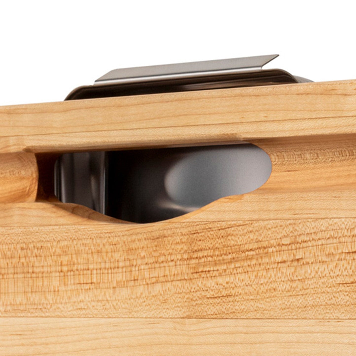 John Boos Reversible Wood Cutting Board with Juice Groove & Tray, Maple