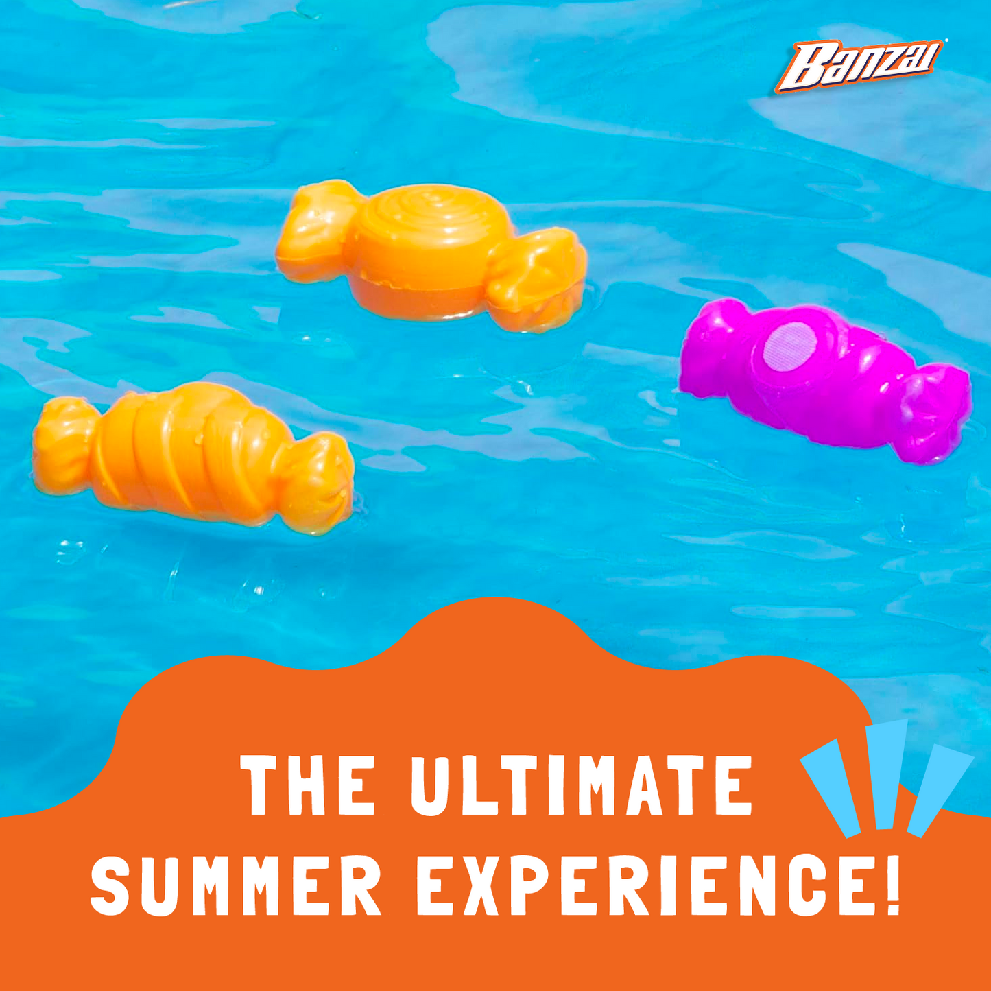 Banzai Outdoor Inflatable Pinata Bash Party Slide Aquatic Activity Water Park