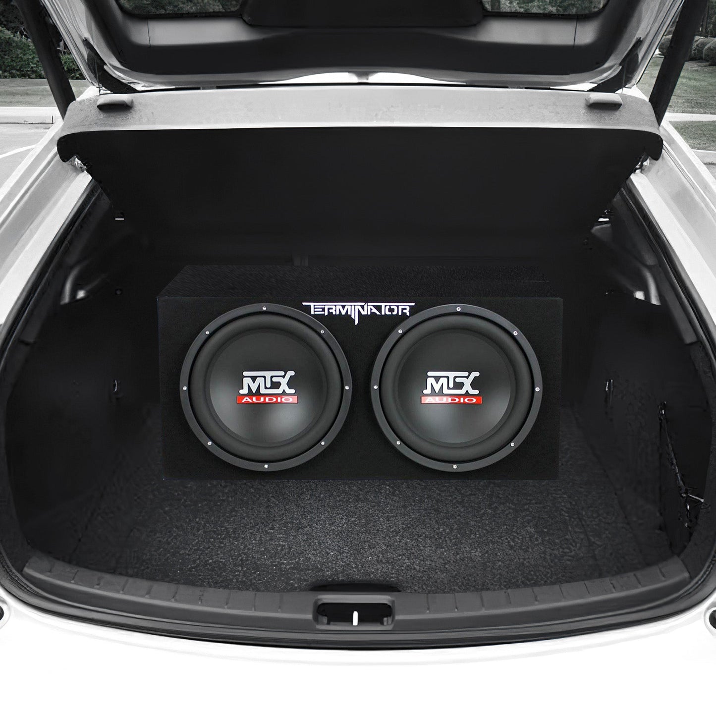 MTX TNE212D 12-Inch 1200-Watt Car Audio Dual Loaded Subwoofer Box Enclosure - Find Fresh Goods