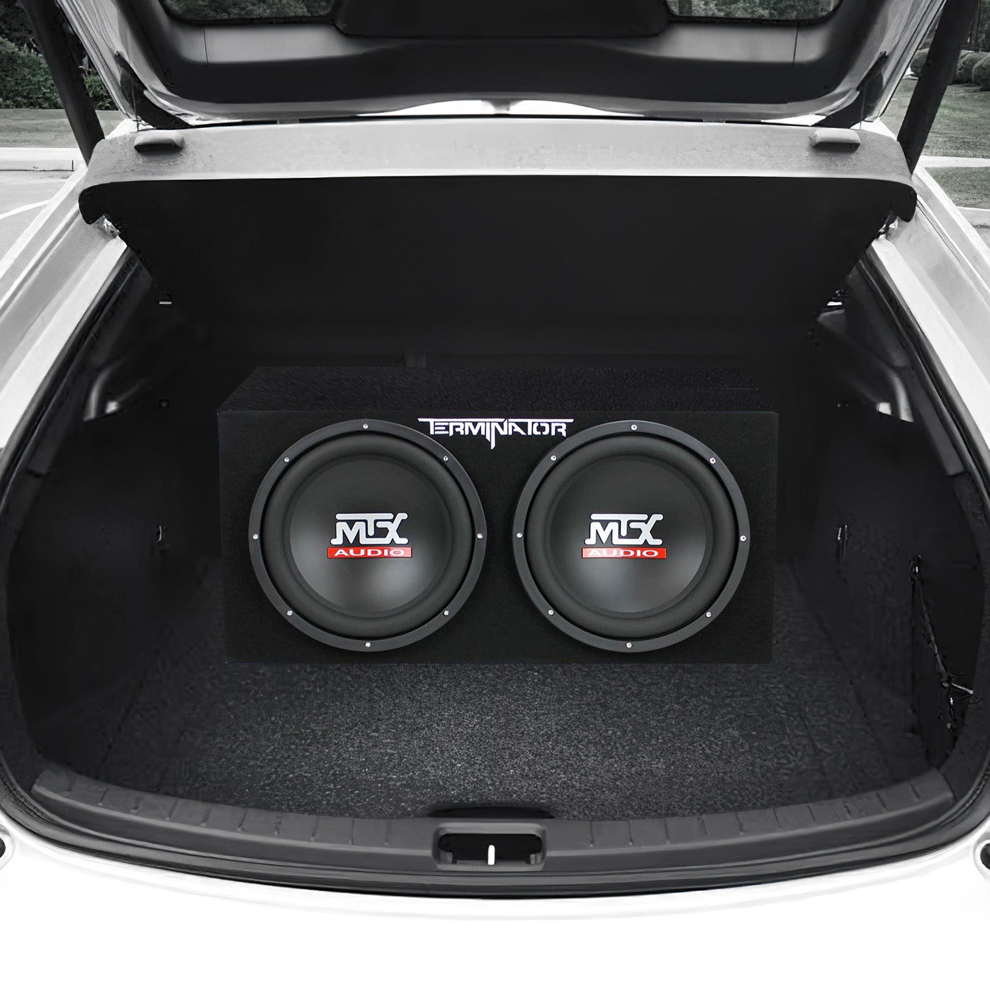 MTX TNE212D 12-Inch 1200-Watt Car Audio Dual Loaded Subwoofer Box Enclosure - Find Fresh Goods