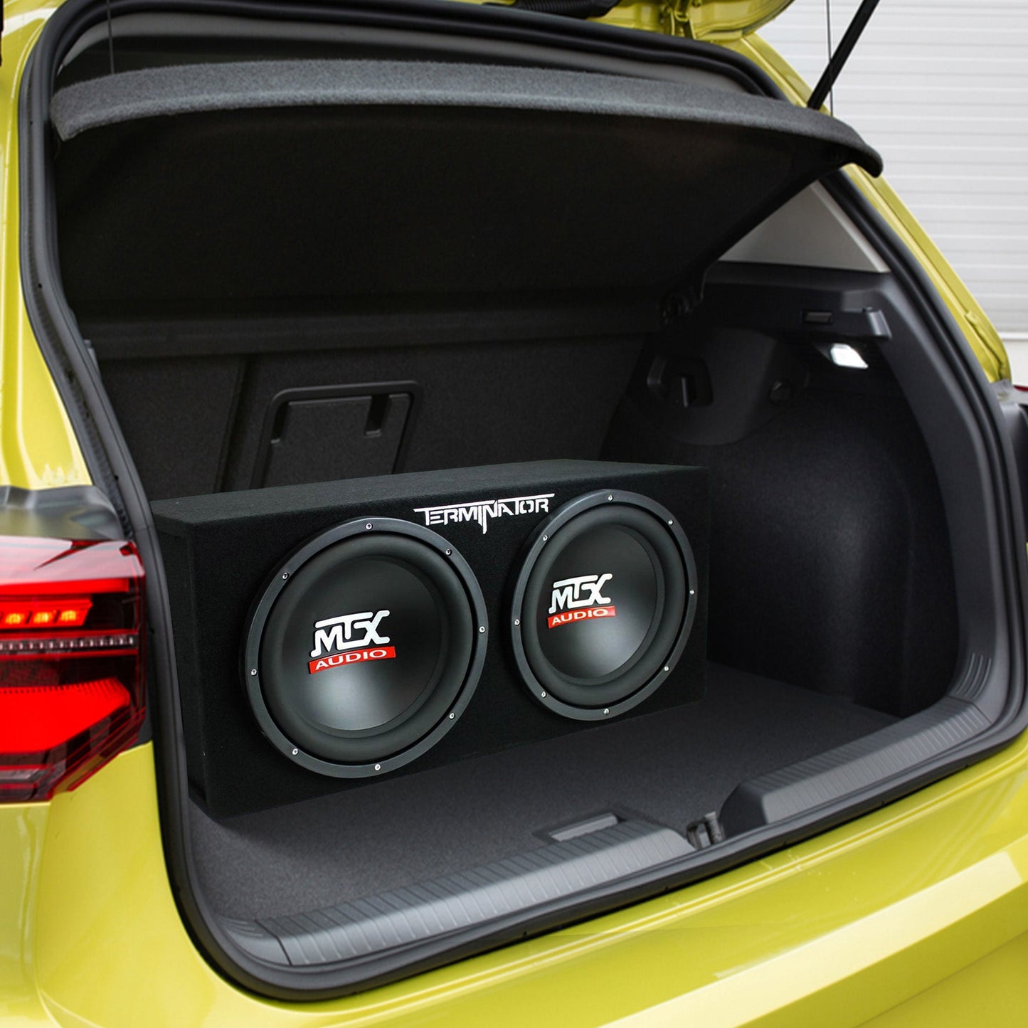 MTX TNE212D 12-Inch 1200-Watt Car Audio Dual Loaded Subwoofer Box Enclosure - Find Fresh Goods