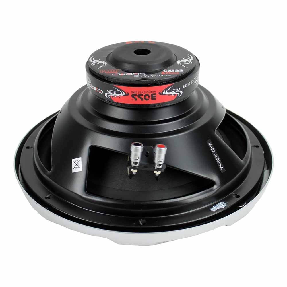 Boss Audio Chaos 12 Inch 1400 Watt 4 Ohm Car Audio Power Subwoofer CX122 - Find Fresh Goods