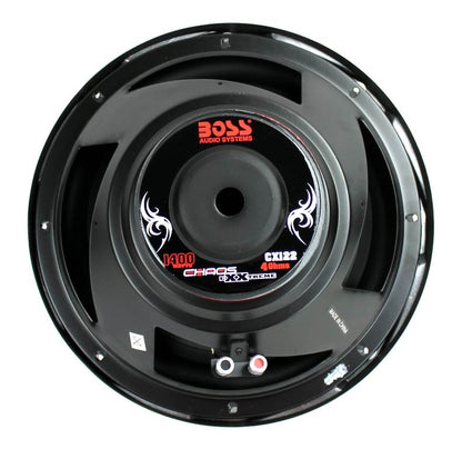 BOSS AUDIO Chaos CX122 12" 2800 Watt Car Power Subwoofer Sub Woofer PAIR - Find Fresh Goods