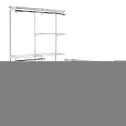 Rubbermaid Configurations 4 to 8 Ft Custom Closet Organizer Kit, White (2 Pack)