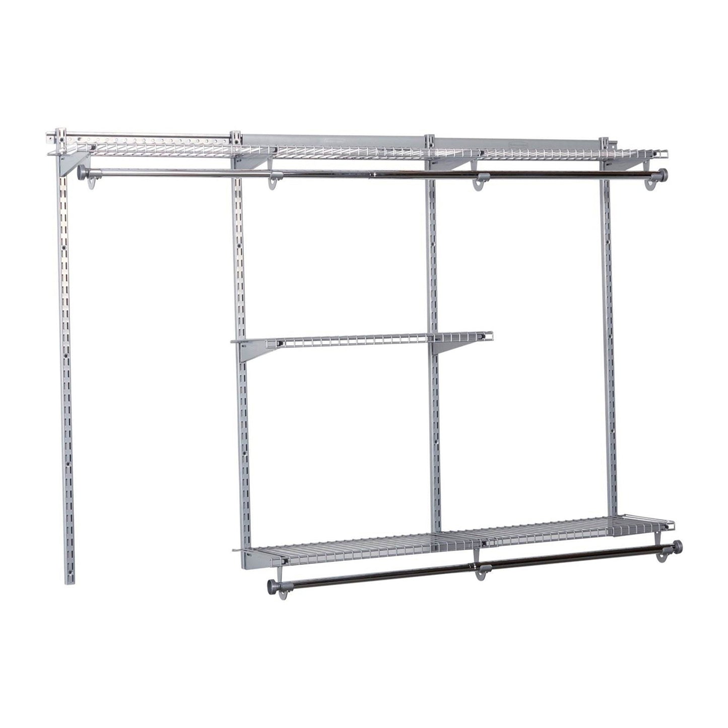 Rubbermaid Configurations 3-6 Feet Custom DIY Closet Organizer Kit (2 Pack)