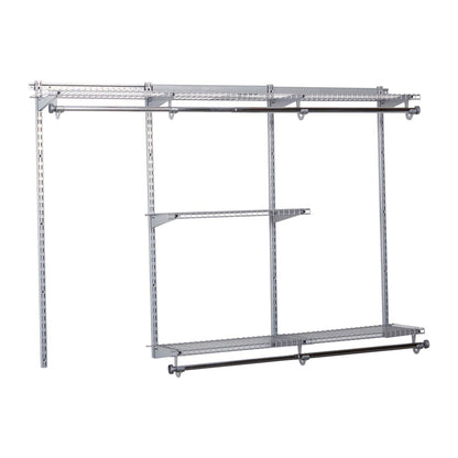 Rubbermaid Configurations 3-6 Feet Custom DIY Closet Organizer Kit (2 Pack)